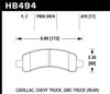 Disc Brake Pad Performance Ceramic w/0.670 Thickness - image 3