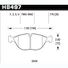 Disc Brake Pad Performance Ceramic w/0.776 Thickness - image 1