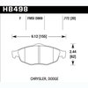 HPS Performance Brake Pads 2001-06 Chrysler Sebring/Dodge Stratus L4/V6 - image 2