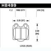 Disc Brake Pad HPS Performance Street w/0.610 Thickness - image 2