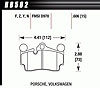Disc Brake Pad HP Plus w/0.606 Thickness - image 1