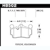 Disc Brake Pad Performance Ceramic w/0.606 Thickness - image 1