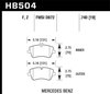 Disc Brake Pad HPS Performance Street w/0.740 Thickness - image 4