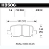 Disc Brake Pad Performance Ceramic w/0.610 Thickness - image 1