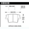 Hawk High Performance Rear Brake Pads Fits: 2005-10 Chrysler 300 - image 2
