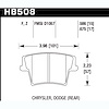 Disc Brake Pad Performance Ceramic w/0.586 Thickness - image 1