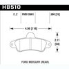 Disc Brake Pad HPS Performance Street w/0.580 Thickness - image 2