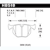 Disc Brake Pad Performance Ceramic w/0.650 Thickness
