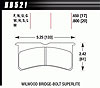 Disc Brake Pad Black w/0.650 Thickness - image 1