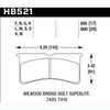 Disc Brake Pad DTC-70 w/0.800 Thickness - image 2