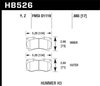 Disc Brake Pad Performance Ceramic w/0.665 Thickness - image 2