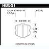 Disc Brake Pad Performance Ceramic w/0.570 Thickness - image 1