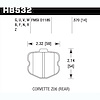 Disc Brake Pad Performance Ceramic w/0.570 Thickness - image 1