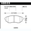 Disc Brake Pad HPS Performance Street w/0.668 Thickness - image 2