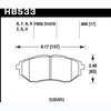 Disc Brake Pad DTC-70 w/0.668 Thickness - image 2