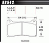 Disc Brake Pad DR-97 w/0.600 Thickness - image 1