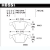 Disc Brake Pad Performance Ceramic w/0.748 Thickness - image 1