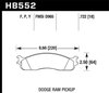 Disc Brake Pad HPS Performance Street w/0.722 Thickness - image 4