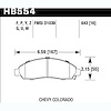 Disc Brake Pad Performance Ceramic w/0.643 Thickness - image 1