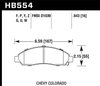 Disc Brake Pad Performance Ceramic w/0.643 Thickness - image 3