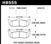 Disc Brake Pad HPS Performance Street w/0.678 Thickness - image 2