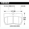 Disc Brake Pad HPS Performance Street w/0.612 Thickness - image 2