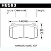 Disc Brake Pad LTS w/0.656 Thickness - image 2