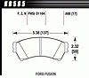 Disc Brake Pad HP Plus w/0.688 Thickness - image 1