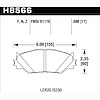 Disc Brake Pad Performance Ceramic w/0.688 Thickness - image 1