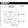 Disc Brake Pad Performance Ceramic w/0.694 Thickness - image 1