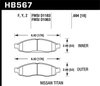 Disc Brake Pad Performance Ceramic w/0.694 Thickness - image 2