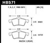 Disc Brake Pad Performance Ceramic w/0.605 Thickness - image 3