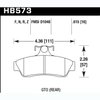 Disc Brake Pad HPS Performance Street w/0.615 Thickness - image 2