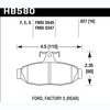 DTC-60 Disk Brake Pads Ford, Lincoln, Mercury - image 2