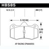 Disc Brake Pad DTC-70 w/0.660 Thickness - image 2