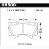 Disc Brake Pad Performance Ceramic w/0.704 Thickness - image 1
