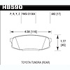 Disc Brake Pad Performance Ceramic w/0.682 Thickness - image 1