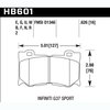 Disc Brake Pad DTC-70 w/0.626 Thickness - image 2