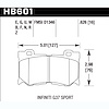 Disc Brake Pad Performance Ceramic w/0.626 Thickness - image 1