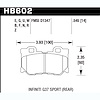 Disc Brake Pad Performance Ceramic w/0.545 Thickness - image 1