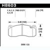 Hawk High Performance Front Brake Pads Fits: 2008-12 135i - image 2