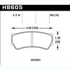 Disc Brake Pad DTC-30 w/0.625 Thickness - image 2