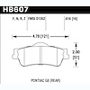 Disc Brake Pad Performance Ceramic w/0.616 Thickness - image 1