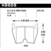 Disc Brake Pad HT-10 w/0.572 Thickness - image 2