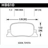 Disc Brake Pad HPS Performance Street w/0.587 Thickness - image 2