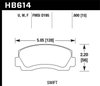 Disc Brake Pad DTC-30 w/0.600 Thickness - image 3