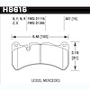Performance Ceramic Brake Pads Lexus, Mercedes-Benz