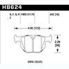 Disc Brake Pad HP Plus w/0.642 Thickness - image 2