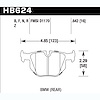 Disc Brake Pad Performance Ceramic w/0.642 Thickness - image 1