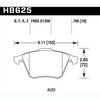 Disc Brake Pad HPS Performance Street w/0.760 Thickness - image 2